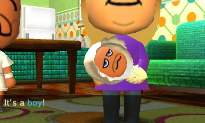 Jeff's Tomodachi Life Blog - Entry 10: The Baby is Here