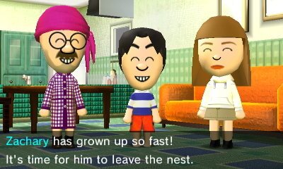 Zachary has grown up so fast! It's time for him to leave the neft.